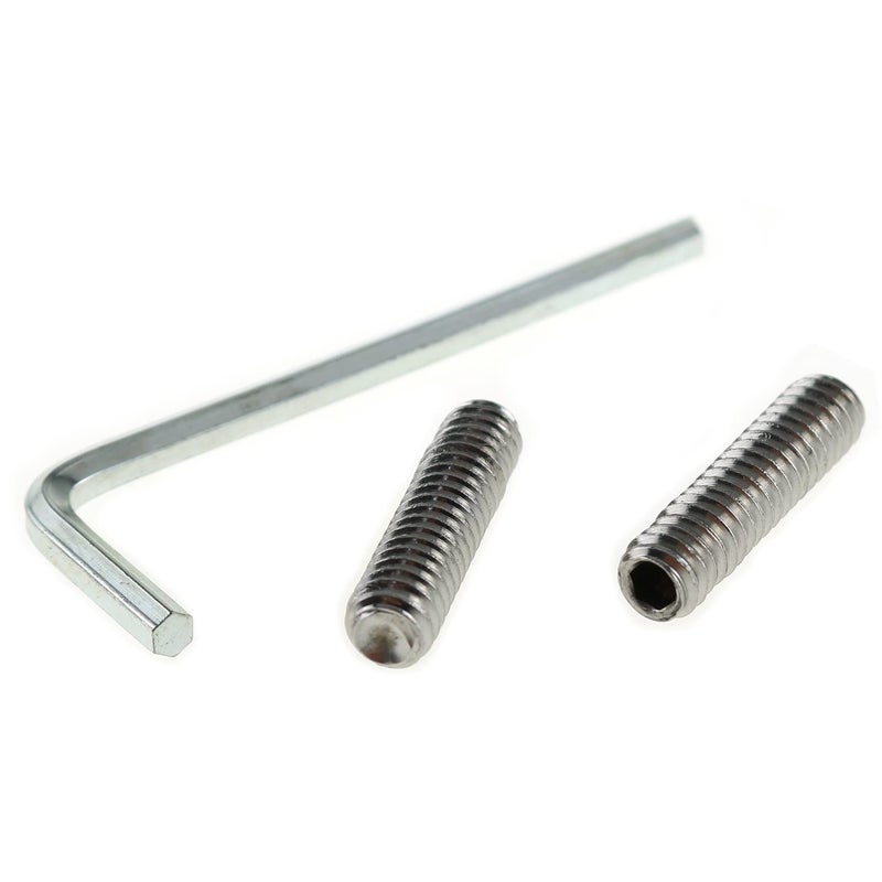 LUORNG Cone Point Screw 10PCS 1/4-20 x 1inch 304 Stainless Steel Allen Head Screw, Hex Hexagon Socket Flat Point Set, End Grub Headless Bolt with Hex Drive Wrench - Image 5